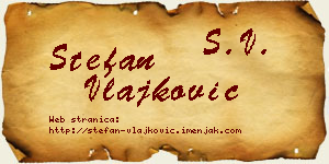 Stefan Vlajković vizit kartica